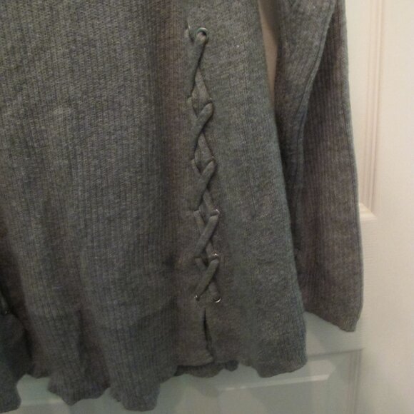 sitewide sale Style & Co Sweater top/dress Gray Size Large - Picture 3 of 6